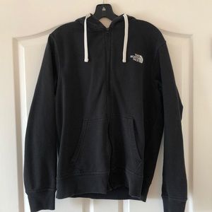 North face cotton zip up hoodie